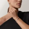 Bransoletka Love, model średni, z pavé