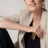 Bransoletka Love na łańcuszku, 2 diamenty