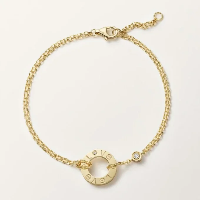 Bransoletka Love – żółte złoto, diamenty – Cartier