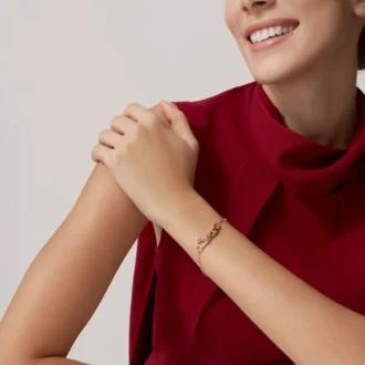 Bransoletka Panthere De Cartier – różowe złoto, granaty tsaworytowe, diamenty – Cartier