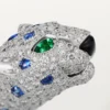 Bransoletka Panthere De Cartier, szafir, pavé