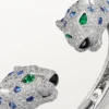 Bransoletka Panthere De Cartier, szafir, pavé