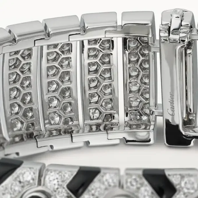 Bransoletka Panthere De Cartier, szmaragd, pavé