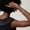 Kolczyki Pluie De Cartier – białe złoto, diamenty – Cartier