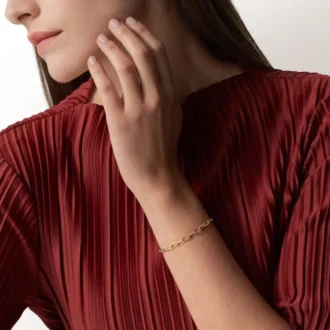 Bransoletka Santos De Cartier, łańcuszek, mały model