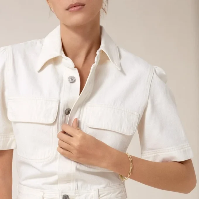 Bransoletka Santos De Cartier, łańcuszek, model średni