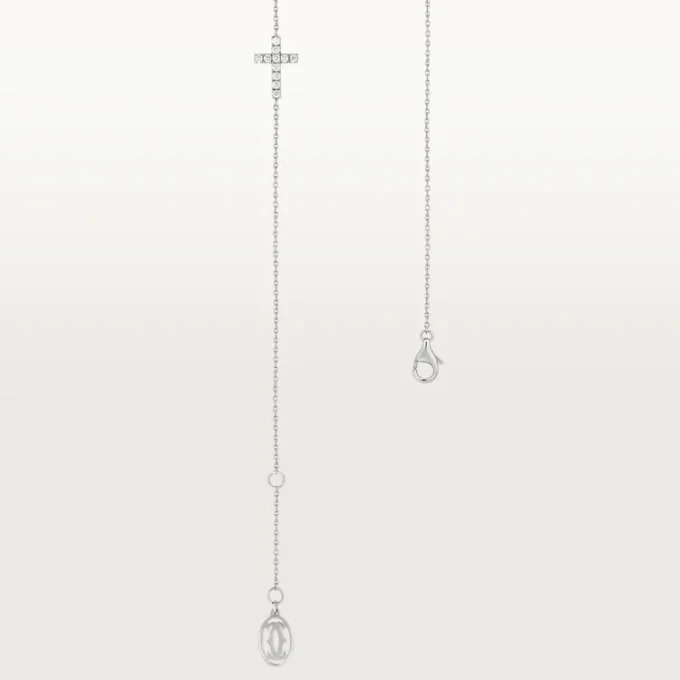 Bransoletka z symbolami – białe złoto, diamenty – Cartier