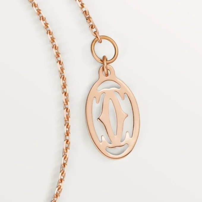 Bransoletka z symbolami – różowe złoto, diamenty – Cartier