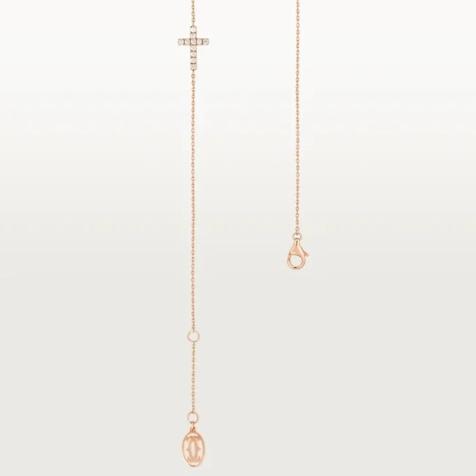Bransoletka z symbolami – różowe złoto, diamenty – Cartier