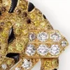 Broszka Faune Et Flore De Cartier, żółte, pomarańczowe i brązowe diamenty, wysadzana