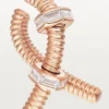 Kolczyk lewy Ecrou De Cartier – różowe złoto, diamenty – Cartier Kolczyk lewy Ecrou De Cartier – różowe złoto, diamenty – Cartier