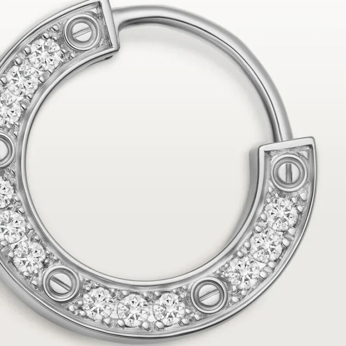 Kolczyk Love – białe złoto, diament – Cartier Kolczyk Love – białe złoto, diament – Cartier