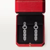 Kolczyki Agrafe – białe złoto, diamenty – Cartier Kolczyki Agrafe – białe złoto, diamenty – Cartier