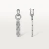 Kolczyki Agrafe – białe złoto, diamenty – Cartier Kolczyki Agrafe – białe złoto, diamenty – Cartier