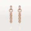 Kolczyki Agrafe – różowe złoto, diamenty – Cartier Kolczyki Agrafe – różowe złoto, diamenty – Cartier