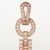 Kolczyki Agrafe – różowe złoto, diamenty – Cartier Kolczyki Agrafe – różowe złoto, diamenty – Cartier