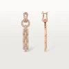 Kolczyki Agrafe – różowe złoto, diamenty – Cartier Kolczyki Agrafe – różowe złoto, diamenty – Cartier
