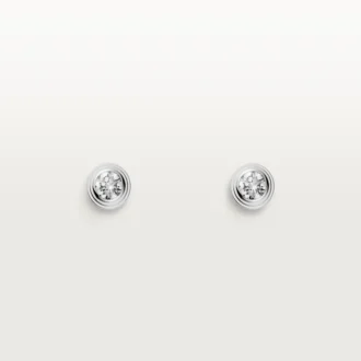 Kolczyki Diamants Legers – białe złoto, diamenty – Cartier