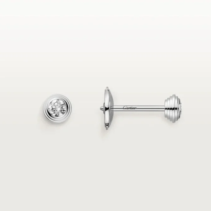 Kolczyki Diamants Legers – białe złoto, diamenty – Cartier