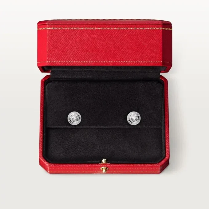 Kolczyki Diamants Legers – białe złoto, diamenty – Cartier
