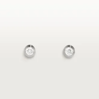 Kolczyki Diamants Legers, Mm – białe złoto, diamenty – Cartier
