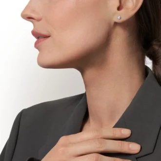 Kolczyki Diamants Legers, Mm – białe złoto, diamenty – Cartier