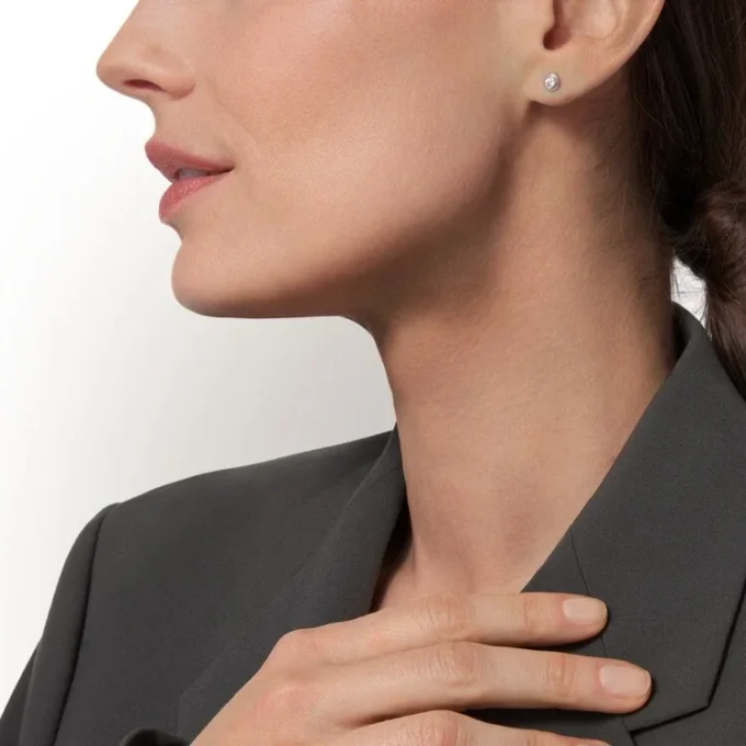 Kolczyki Diamants Legers, Mm – białe złoto, diamenty – Cartier