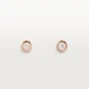 Kolczyki Diamants Legers, mm – różowe złoto, diamenty – Cartier