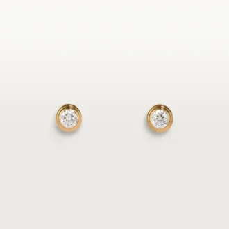 Kolczyki Diamants Legers, mm – żółte złoto, diamenty – Cartier