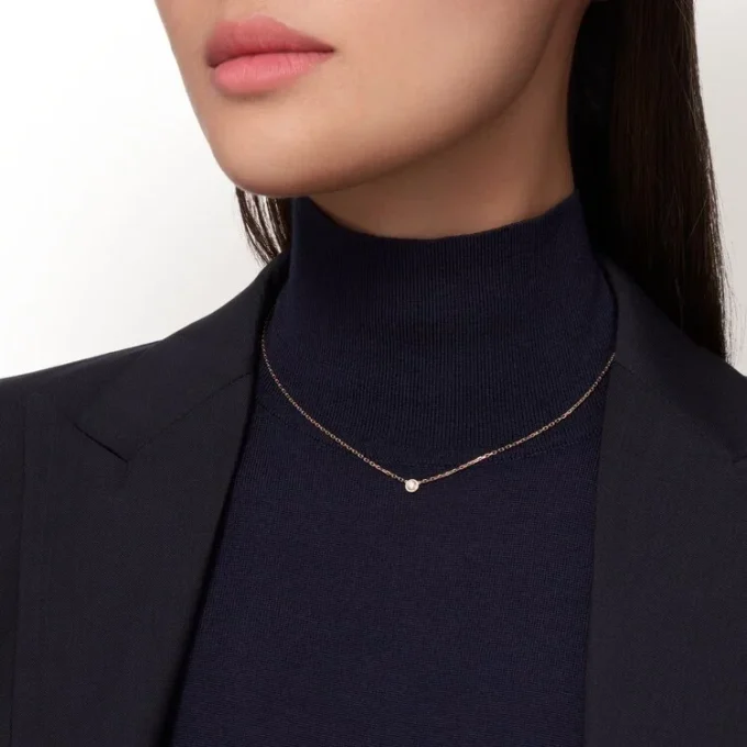 Kolczyki Diamants Legers – żółte złoto, diamenty – Cartier