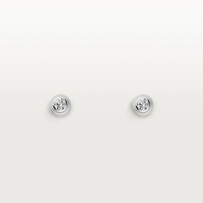 Kolczyki Diamants Legers XS – białe złoto, diamenty – Cartier