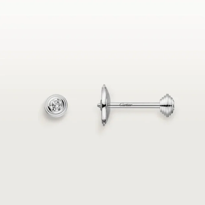 Kolczyki Diamants Legers XS – białe złoto, diamenty – Cartier