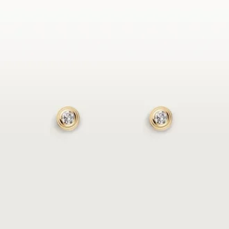 Kolczyki Diamants Legers XS – żółte złoto, diamenty – Cartier