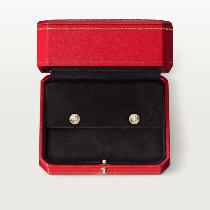Kolczyki Diamants Legers XS – żółte złoto, diamenty – Cartier