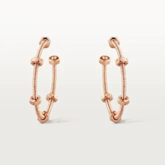 Kolczyki Ecrou De Cartier – różowe złoto – Cartier
