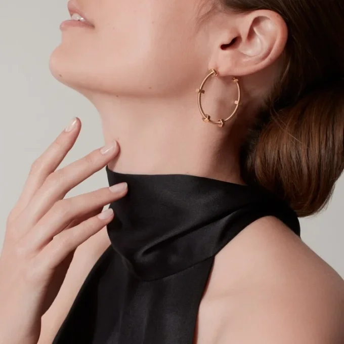 Kolczyki Ecrou De Cartier – różowe złoto – Cartier