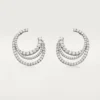 Kolczyki Etincelle De Cartier – białe złoto, diamenty – Cartier