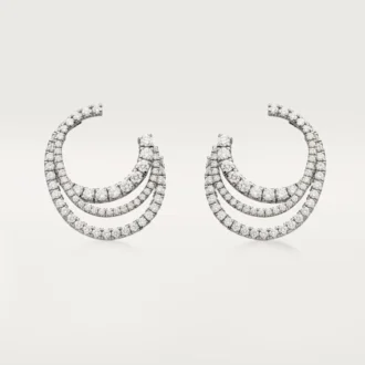 Kolczyki Etincelle De Cartier – białe złoto, diamenty – Cartier