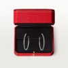 Kolczyki Etincelle De Cartier, duży model – białe złoto, diamenty – Cartier