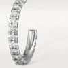 Kolczyki Etincelle De Cartier, mały model – białe złoto, diamenty – Cartier