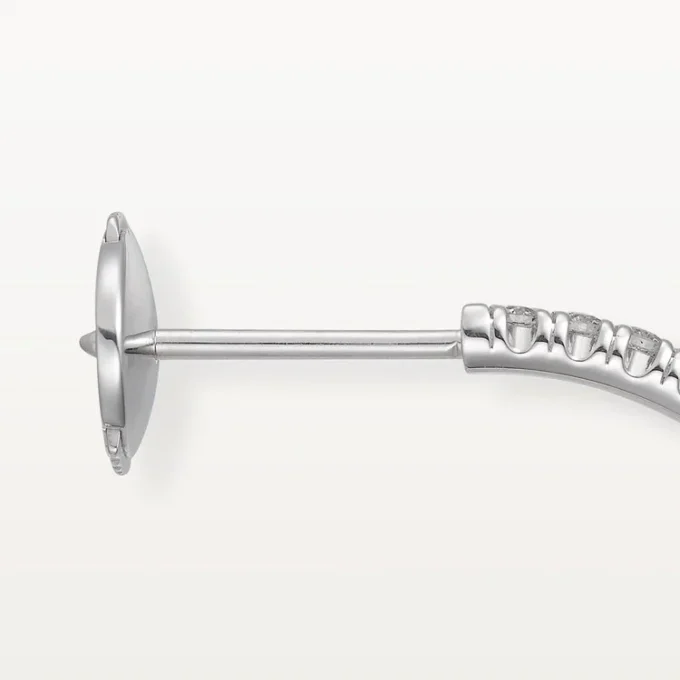 Kolczyki Etincelle De Cartier, model średni – białe złoto, diamenty – Cartier