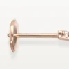 Kolczyki Etincelle De Cartier – różowe złoto, diamenty – Cartier