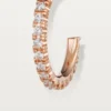 Kolczyki Etincelle De Cartier – różowe złoto, diamenty – Cartier
