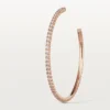 Kolczyki Etincelle De Cartier – różowe złoto, diamenty – Cartier