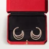 Kolczyki Etincelle De Cartier – różowe złoto, diamenty – Cartier
