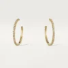 Kolczyki Etincelle De Cartier – żółte złoto, diamenty – Cartier