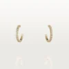 Kolczyki Etincelle De Cartier – żółte złoto, diamenty – Cartier
