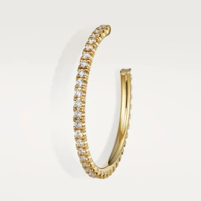 Kolczyki Etincelle De Cartier – żółte złoto, diamenty – Cartier