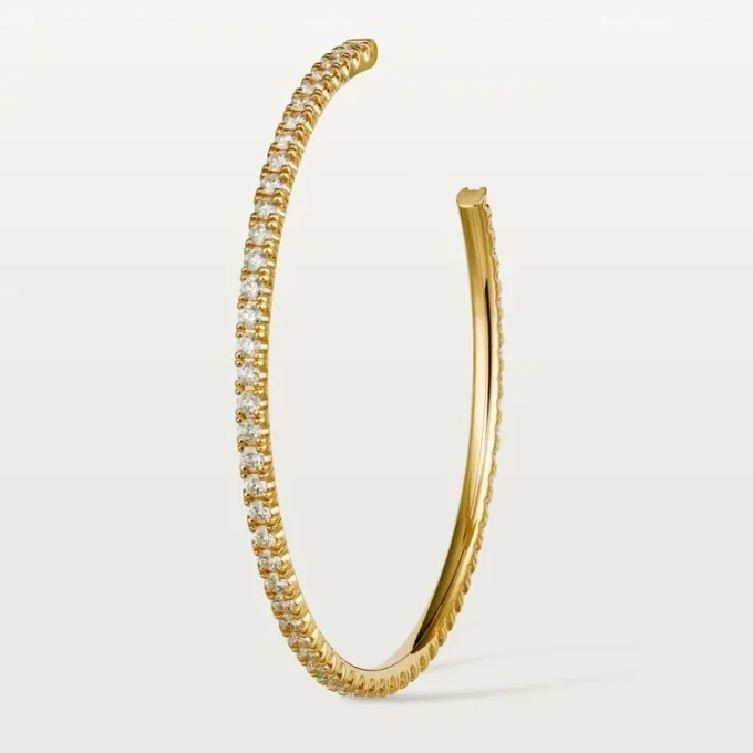 Kolczyki Etincelle De Cartier – żółte złoto, diamenty – Cartier