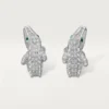 Kolczyki Faune Et Flore De Cartier, wysadzane